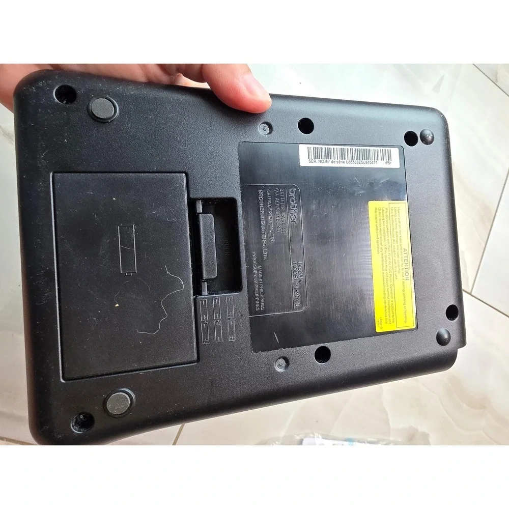 Brother P-touch PT-2040 Desktop Label Maker Thermal Printer TZe Tape‎ QWERTY W1
